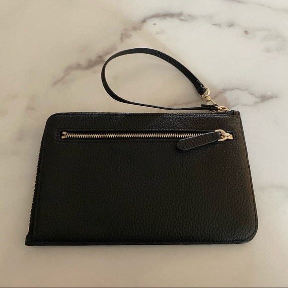 KATE SPADE Black Sienne Logo Medium Wristlet - Picture 7 of 7